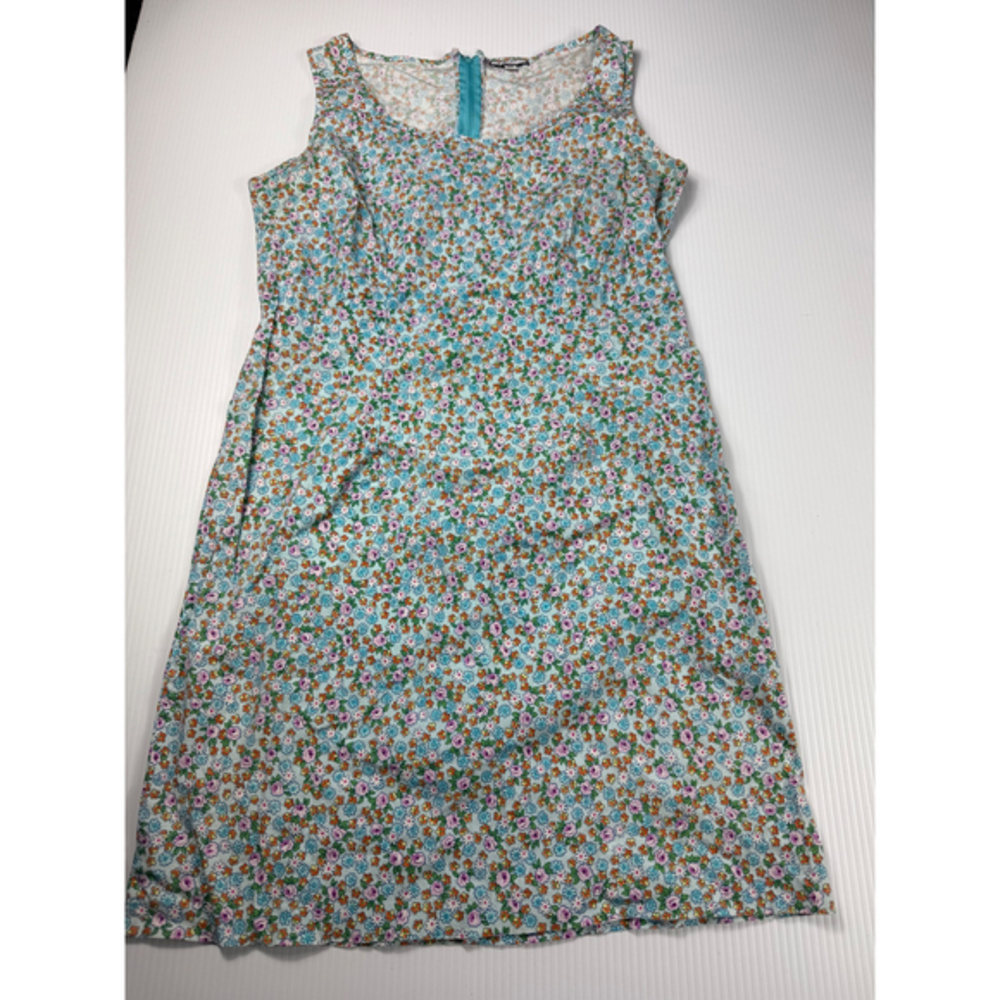 Believe Floral Dress Sleeveless Casual‎ Summer Dress Cottagecore Size 12